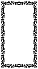 Abstract geometric pattern design in retro style