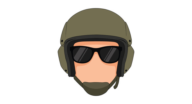 A pixel art portrait of a person wearing a pilot helmet and sunglasses.
