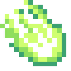 Obraz premium Pixelated Star Meteor Comet