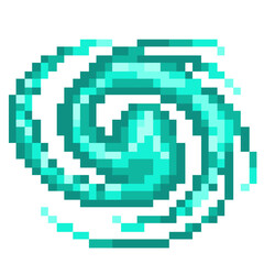 Obraz premium Pixelated Star Galaxy