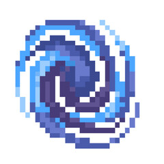 Fototapeta premium Pixelated Star Galaxy