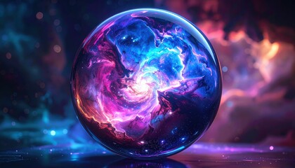 Fototapeta premium Planet Earth in space with the sun and a glowing atmosphere