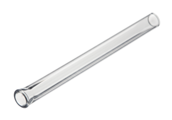 Clear Glass Test Tube on transparent background