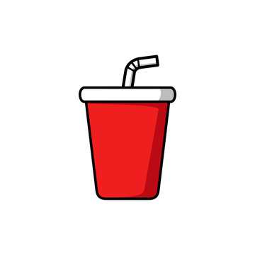 vector illustration of a soda drink