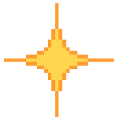 Pixelated Star Sparkles