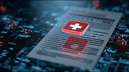 Healthcare agreement with a symbolic sign: An evocative image of a medical agreement with a prominent healthcare symbol, symbolizing the integration of technology in the healthcare field. - Powered by Adobe
