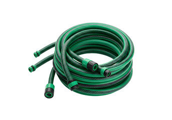 Garden Hose Coil on transparent background
