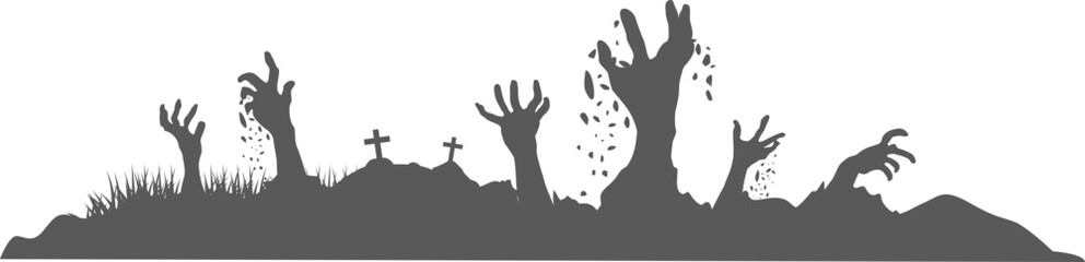 Zombie hands,   Halloween theme