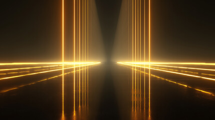 light trails on the road