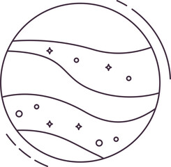 Monoline Cosmic Space Element