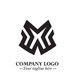 Fototapeta premium Woman Short Pants Logo Symbol in Black on the White Background Minimalist Fashion Illustration