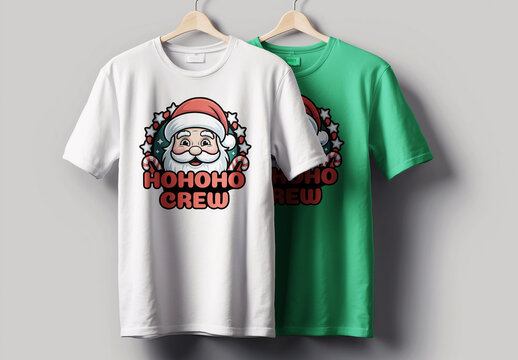 Classic Christmas Badge Tshirt