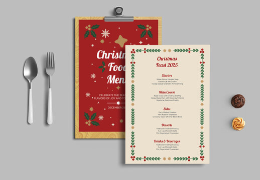 Christmas Food Menu