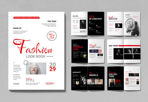 Fashion Look Book Design Template