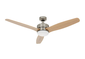 Contemporary Ceiling Fan on transparent background