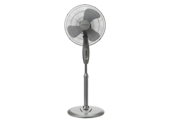 Vintage Standing Microphone on Black on transparent background