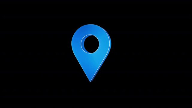 3d Location Pin Icon Transparent Background V.1