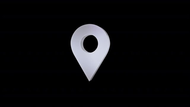 3d Location Pin Icon Transparent Background V.1