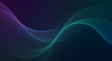 Fototapeta premium Abstract Color Waves: Vibrant Neon Gradient Background