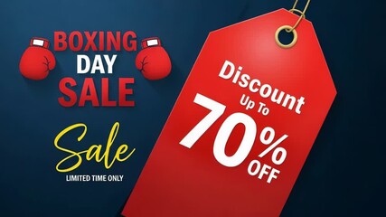 Boxing day sale with up to 70 off discount and limited time offer