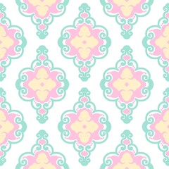 pattern batik flower damask ethnic boho ikat texture tribal geometric background