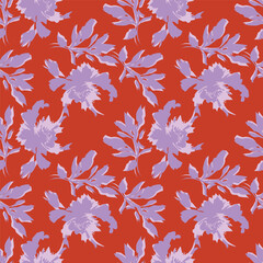 Fototapeta premium seamless floral pattern