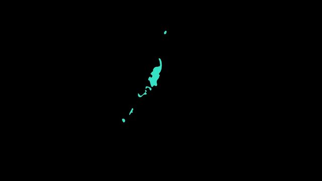 Palau Map Animation