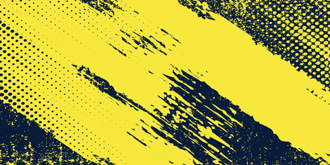 Sports yellow background design with abstract modern template. Vector illustration of sport players in different activities. football, basketball, baseball, tennis, rugby. © SYAIFUL ANWAR