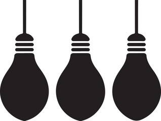 Naklejka premium Christmas Lights Icon - Illustration