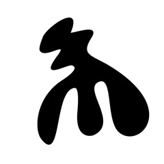 Liquid Organic Abstract Shape 