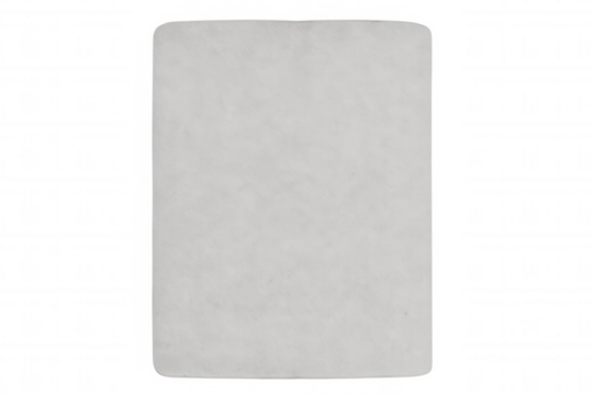 Vintage blank aged paper or empty parchment document with rounded corners, a textured background, transparent