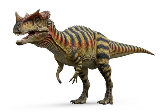 Rajasaurus  white background