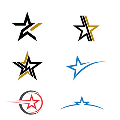 Luxury Star Logo | Elegant Gold Star Design | Premium Brand Symbol Vector Illustration