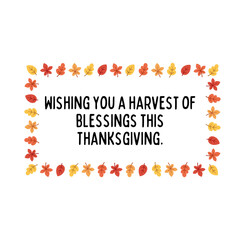 Thanksgiving Sentiments | Fall Quotes Collection | Printable Thanksgiving Cards and Stickers