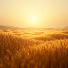 Wind Moving Through Wheat Field