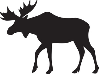 moose silhouette vector