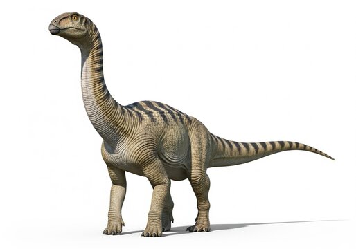 Massospondylus  white background