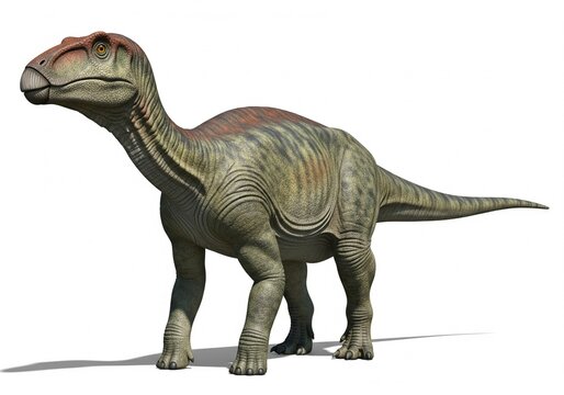 Plateosaurus  white background