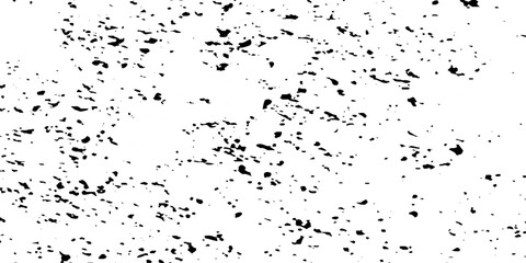 Distress urban overlay spotted concrete grain surface grainy noise rust wall grunge black splatter and white background. damaged chalk crack rough ink wall texture.	
