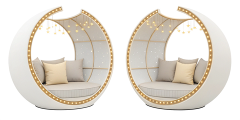 Moon chair, crescent moon chair, kids moon seat, pink moon chair, nursery moon chair, dreamy kids furniture, whimsical chair, moon shaped bed, starry chair, cozy reading nook, crescent lounger, moon s
