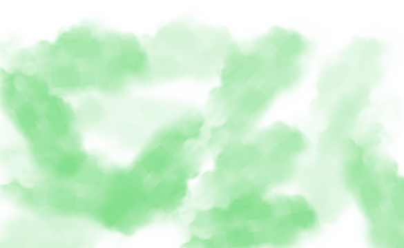 Abstract blurry green shapes with soft edges against a dark backdrop - Powered by Adobe