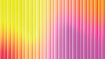 Vector illustration of Glass ripple texture with trending gradient background and red, orange, pink and yellow color waves