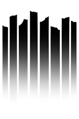 Obraz premium Eroded Skyline Gradient