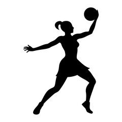 a basketball player silhouette vector