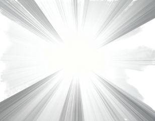 Bright white light radiating outward from a central point, dark edges