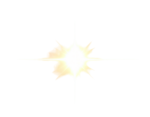Bright starburst effect with glowing center and emanating sharp rays