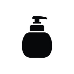 Illustration of a hand soap dispenser, ideal for hygiene, health, and cleanliness-themed designs and projects
