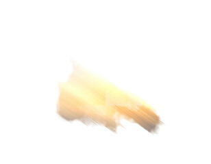 Abstract shimmering light, ethereal wisps with golden hues on black