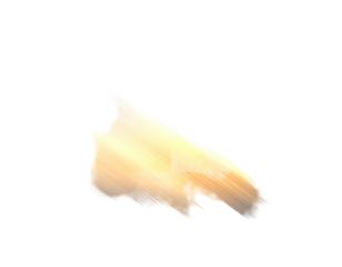 Abstract shimmering light, ethereal wisps with golden hues on black