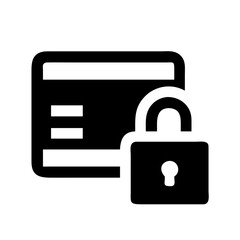 Secure payment icon, representing financial security